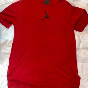 Red Jordan shirt